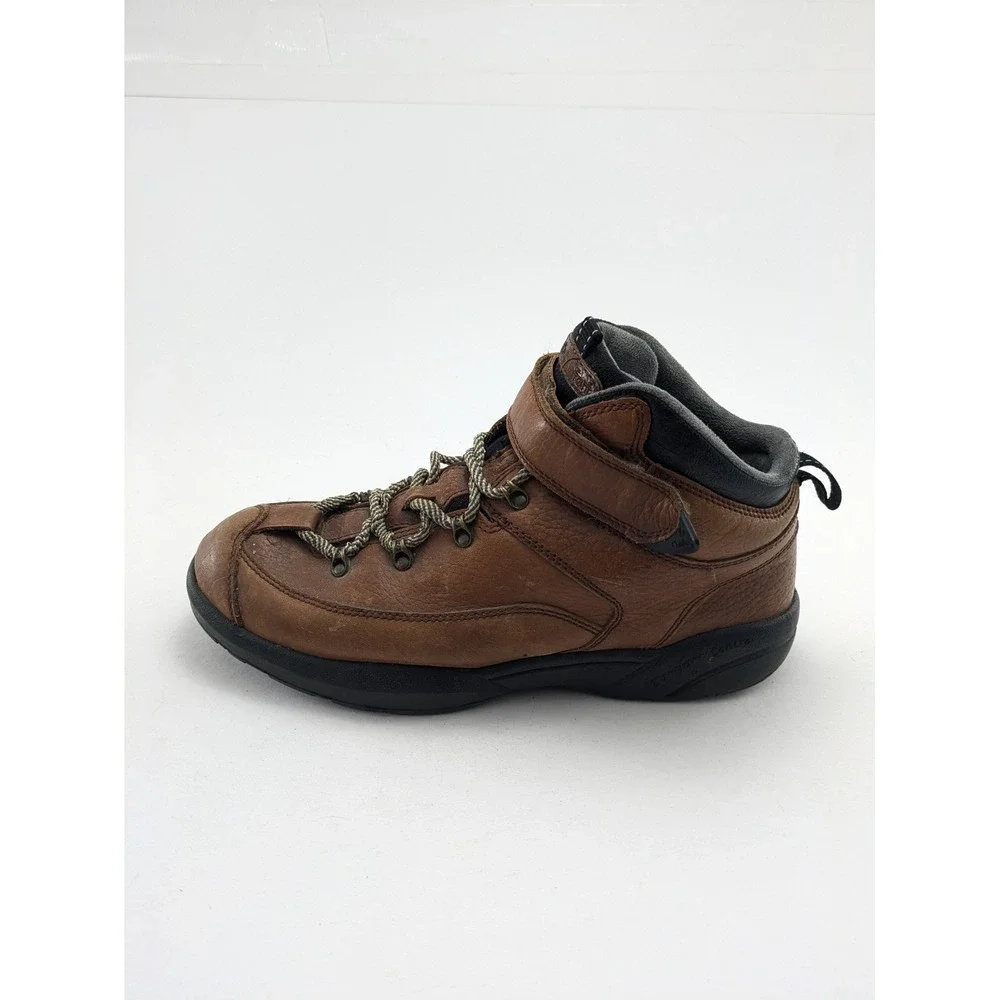 Mens Dr. COMFORT Ranger 9420 Brown Leather Diabetic Hiking Boots Size 11